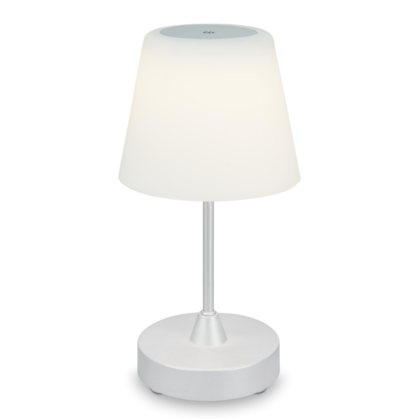 briloner-led-tischlampe-kabellos-touch-dimmbar-akku-glasschirm-ip44-chrom-matt image 1