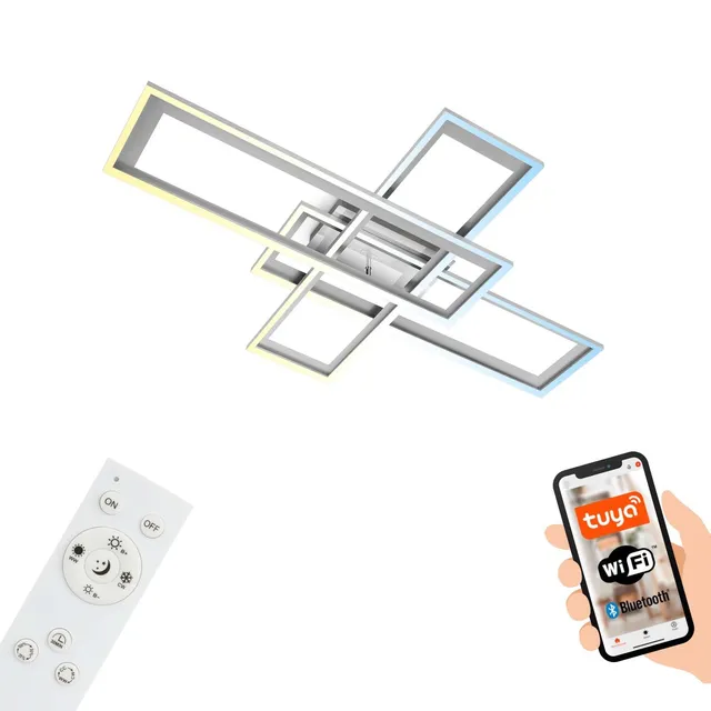briloner-smart-home-led-deckenleuchte-alexa-wifi-dimmbar-alu-104x71x10-cm image 1