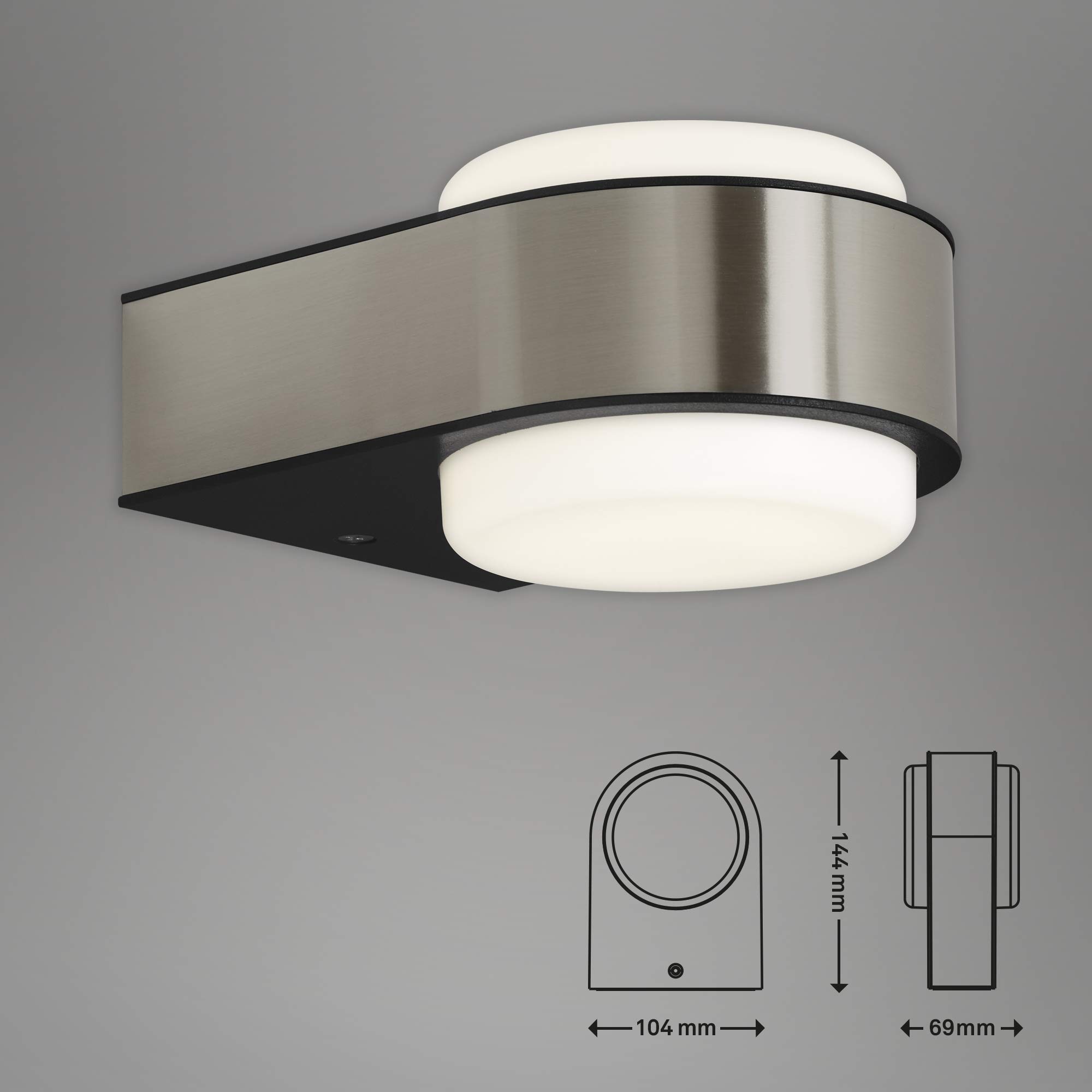 briloner-3035-012-led-au-enwandleuchte-ip44-edelstahl-6-5w-650lm-4000k-144x104x6 image 4
