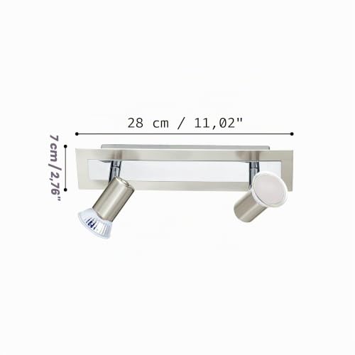 eglo-rottelo-led-deckenleuchte-2-flammig-spots-schwenkbar-nickel-matt-chrom-gu10 image 7