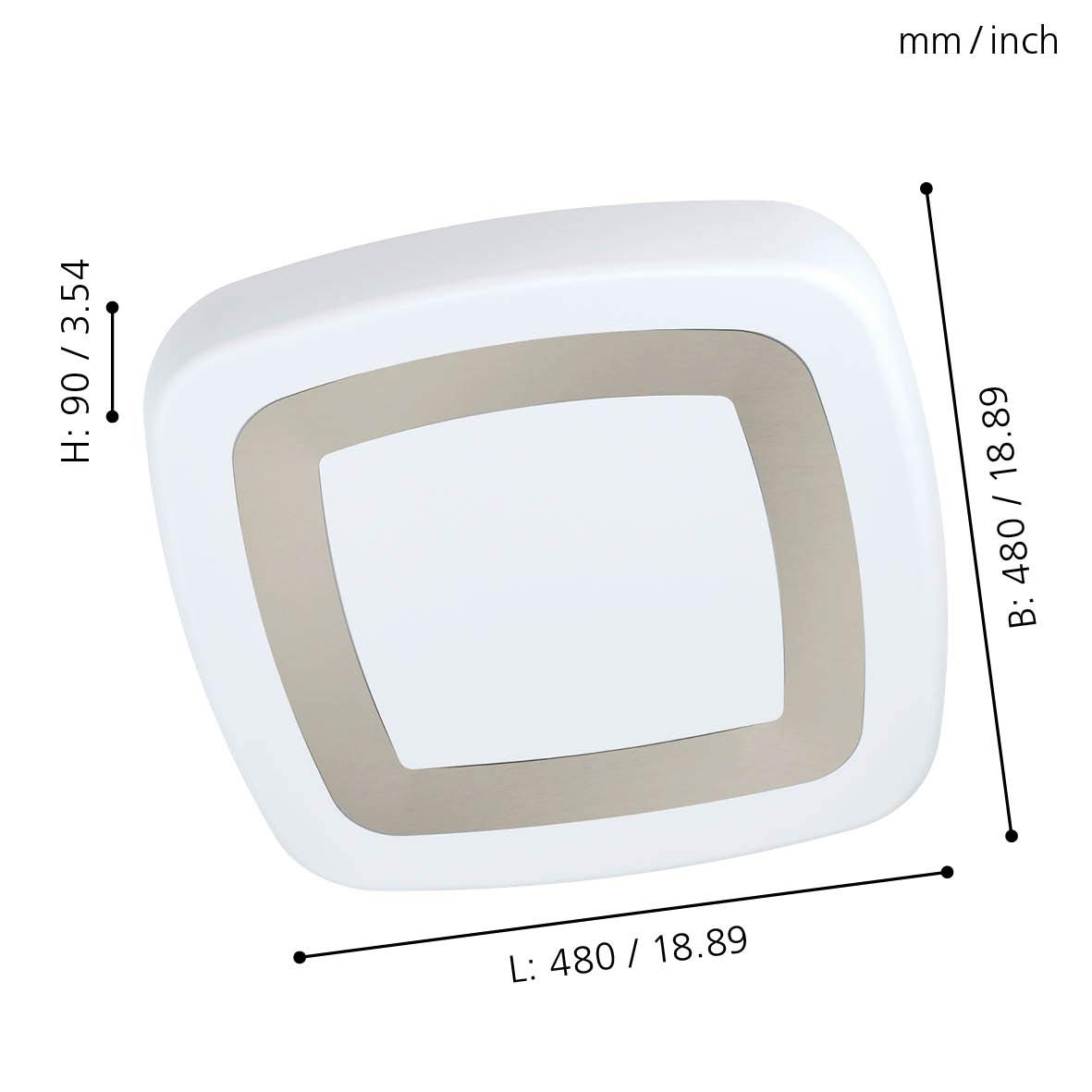 eglo-ruidera-led-deckenleuchte-wei-48-cm-22-w-2400-lm image 2