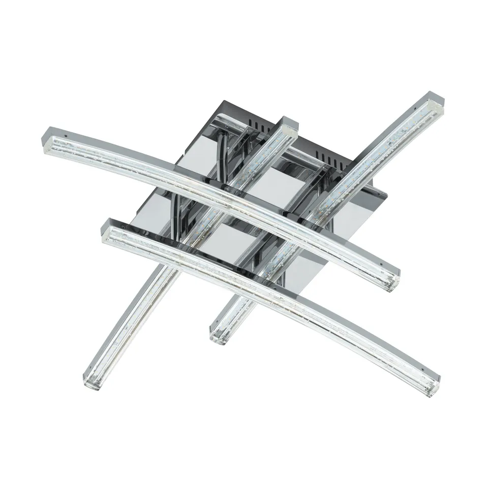 eglo-pertini-led-deckenleuchte-4-flammig-45-cm-chrom-transparent image 1
