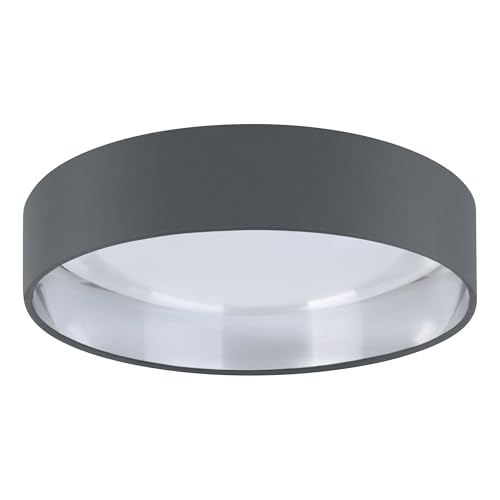 eglo-palomaro-led-stoff-deckenleuchte-rund-32-cm-anthrazit-silber-warmwei image 4