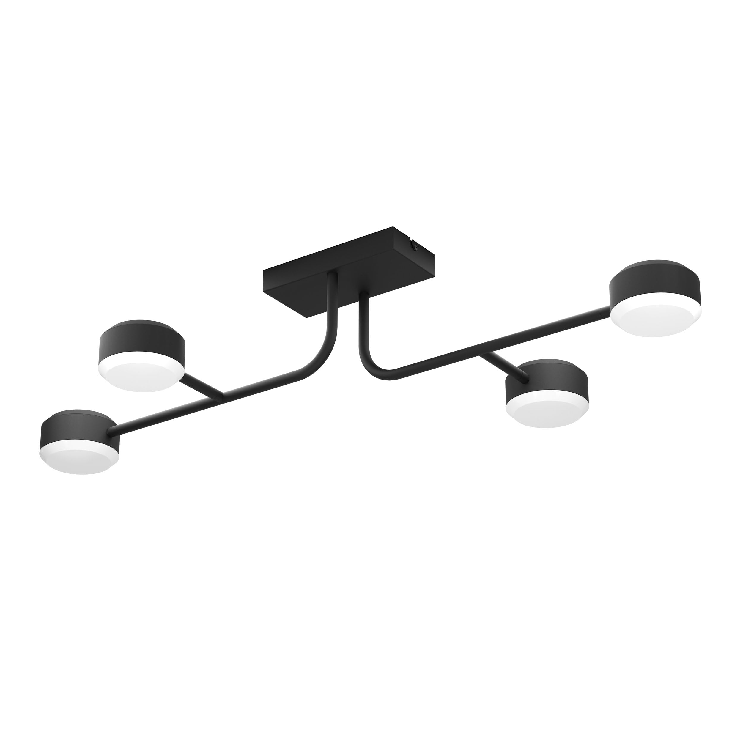 eglo-clavellina-led-pendelleuchte-6-flammig-120-cm-schwarz-warmwei image 5