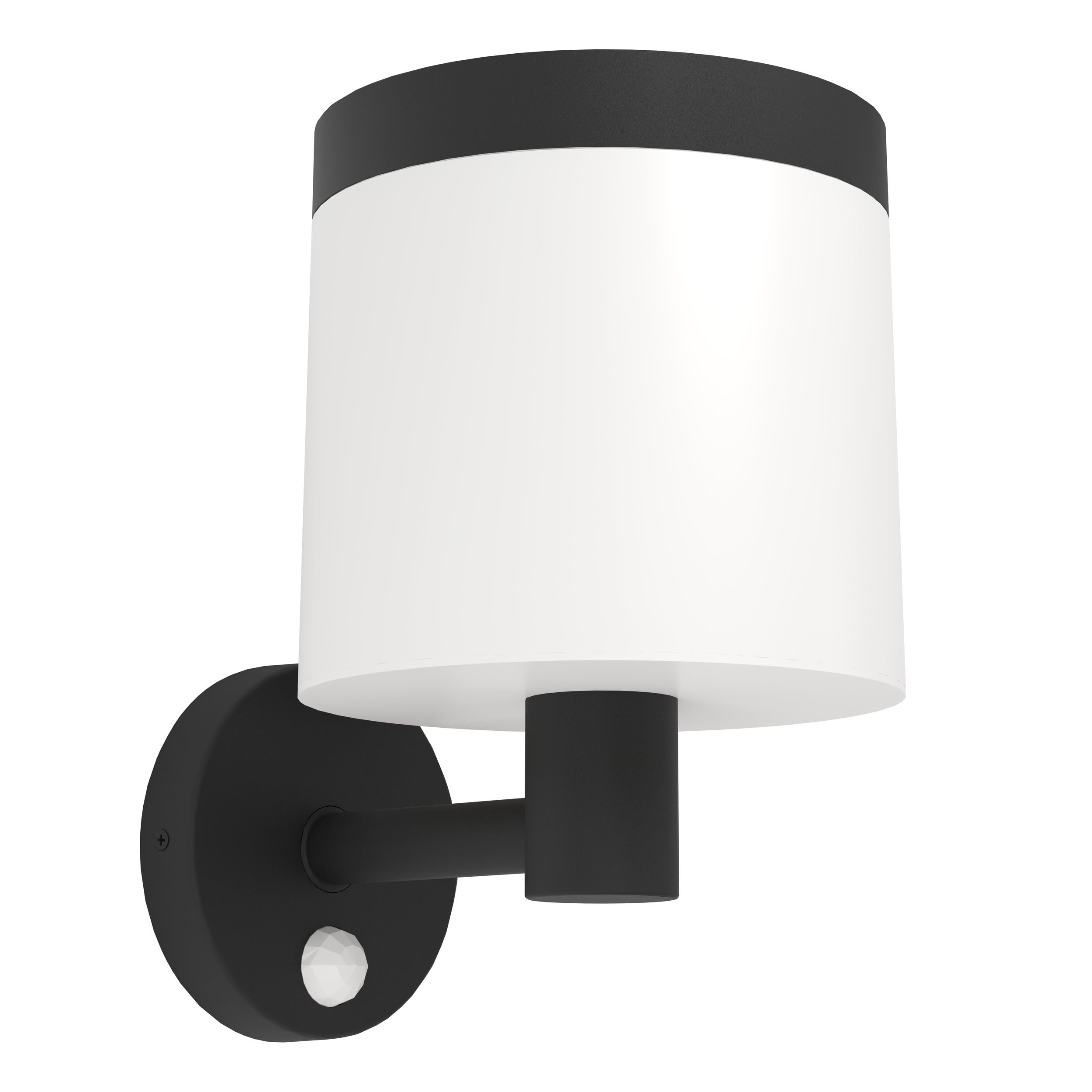eglo-pantete-led-solar-wandlampe-au-en-mit-bewegungsmelder-ip44-schwarz-wei image 1