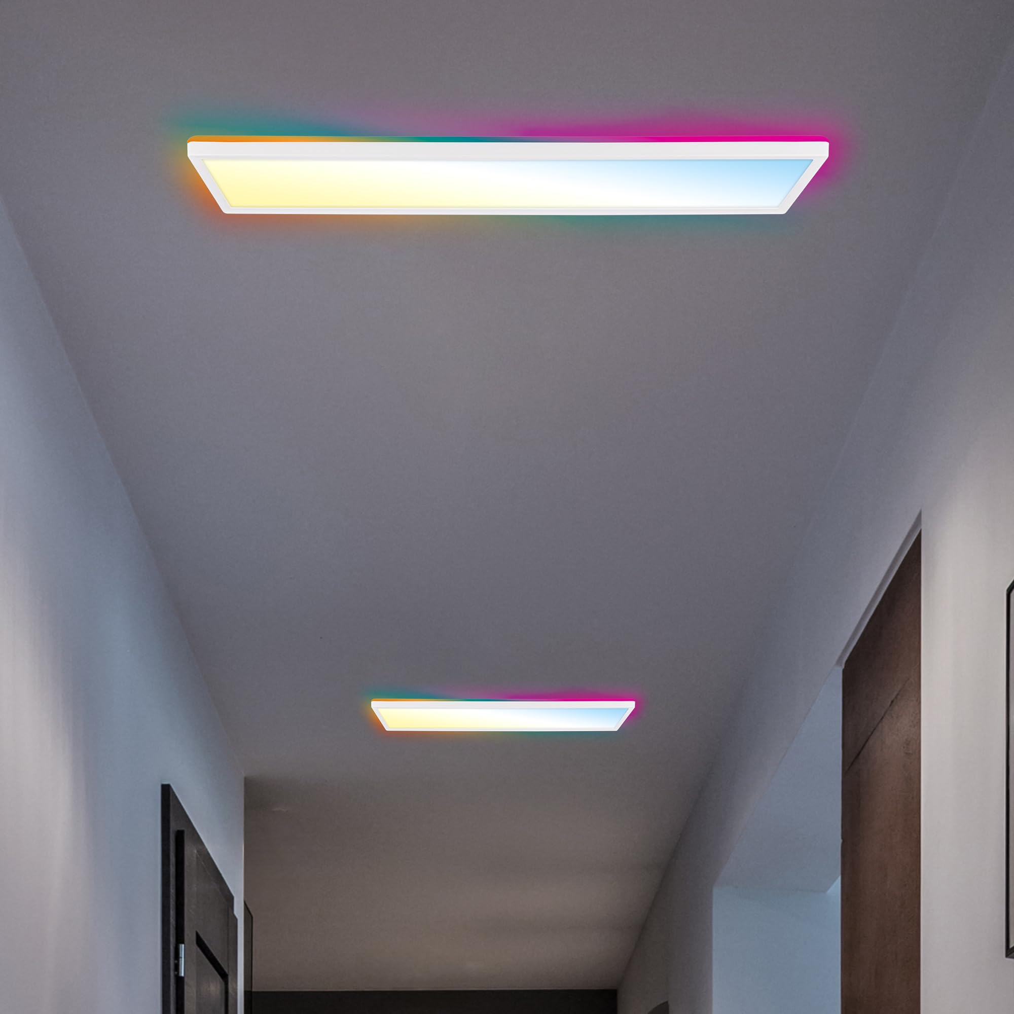 briloner-b-k-licht-led-deckenlampe-flach-58x20cm-mit-fernbedienung-rgb-backlight image 3