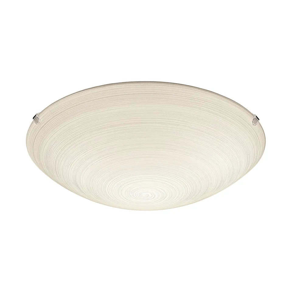 eglo-malva-deckenleuchte-1-flammig-klassik-wohnzimmerlampe-wei-beige-e27 image 1