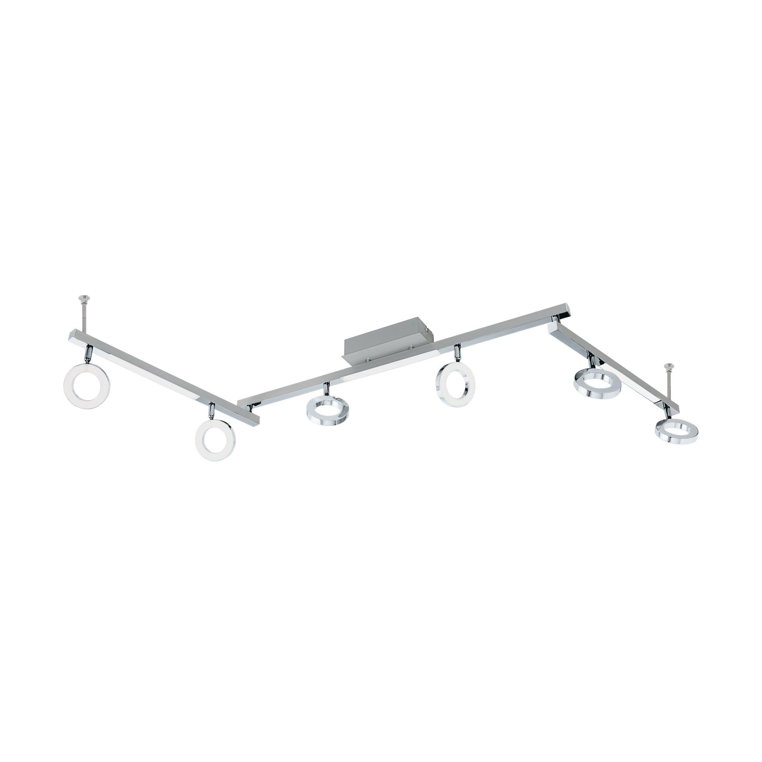 eglo-cardillo-led-deckenleuchte-6-flammig-chrom-warmwei image 1
