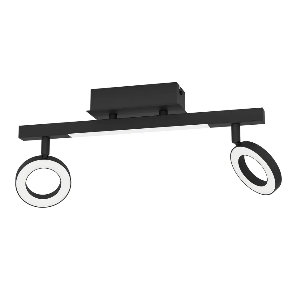 eglo-cardillio-2-led-deckenstrahler-2-flammig-schwarz-schwenkbar image 1