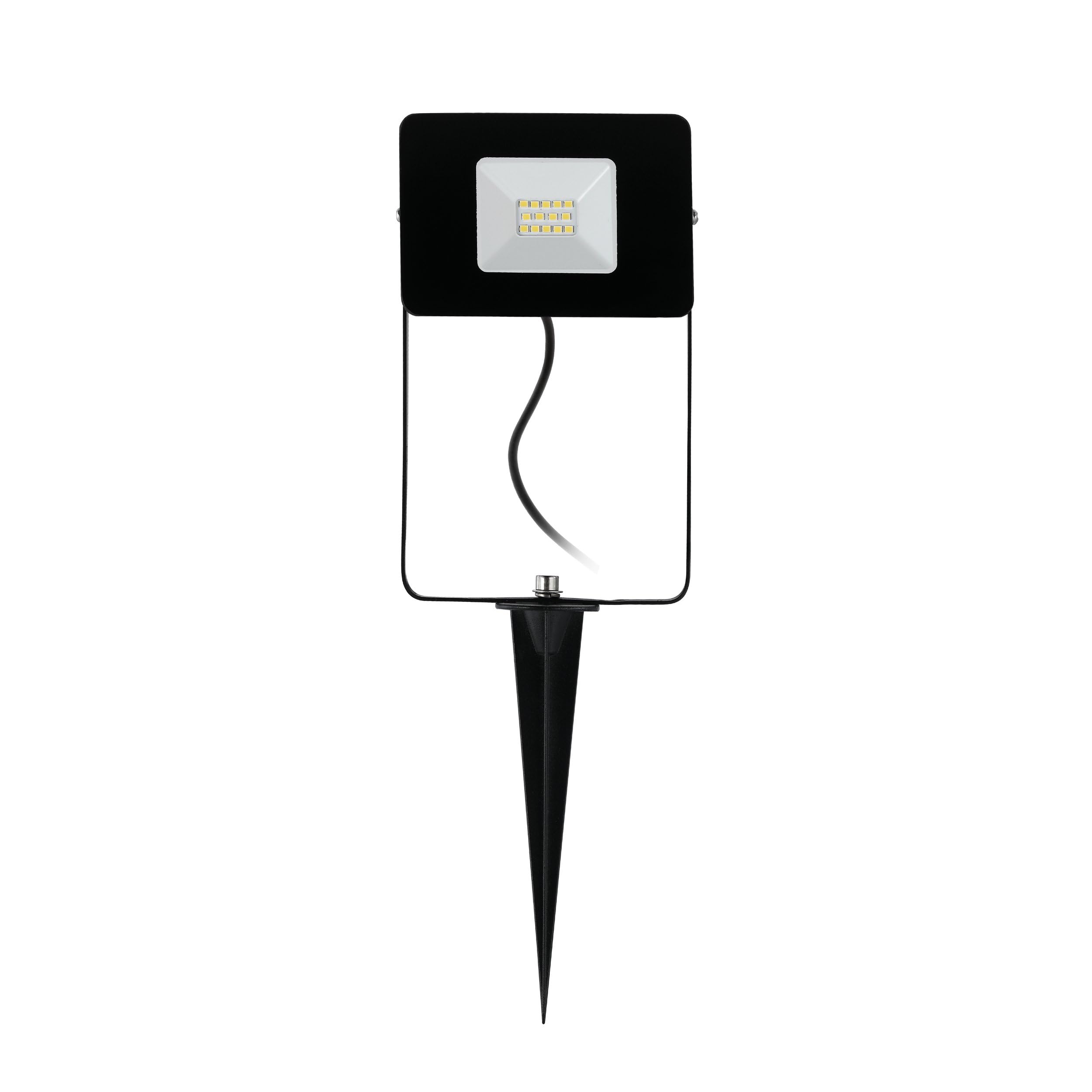 eglo-faedo-4-led-au-en-strahler-mit-erdspie-schwarz-ip65 image 1