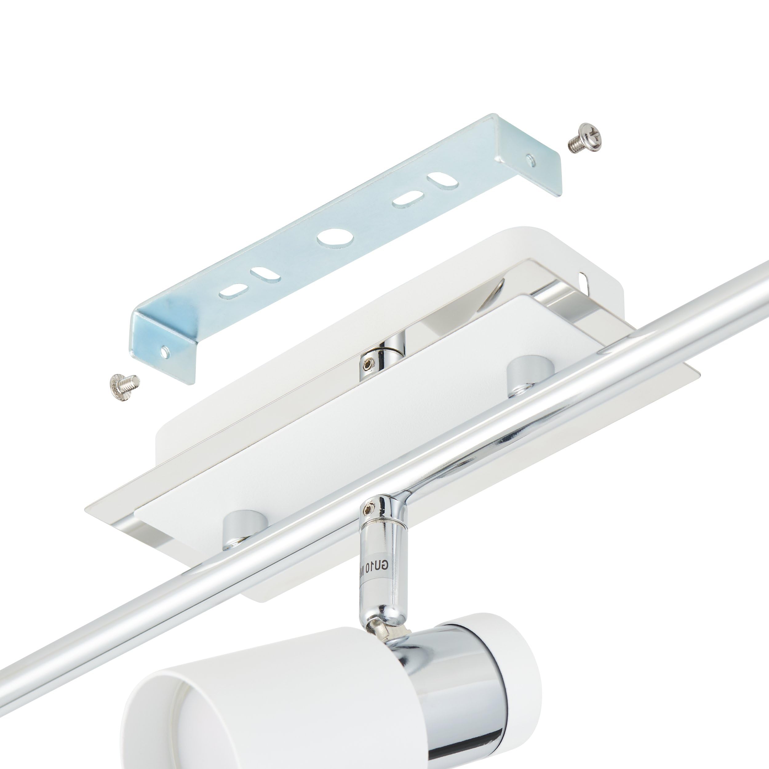 eglo-davida-led-deckenlampe-3-flammig-chrom-wei-gu10 image 4