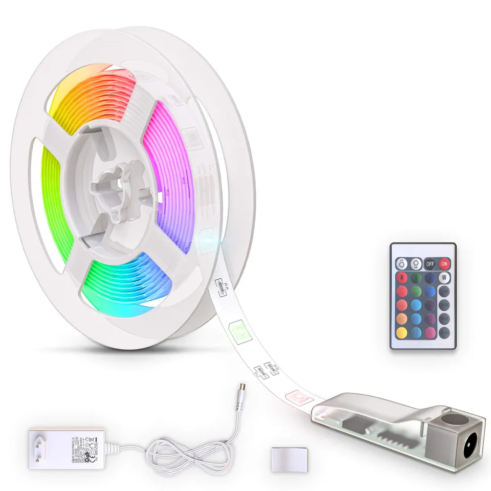 briloner-b-k-licht-led-strip-silikon-3m-rgb-mit-fernbedienung-dimmbarer-selbstkl image 1