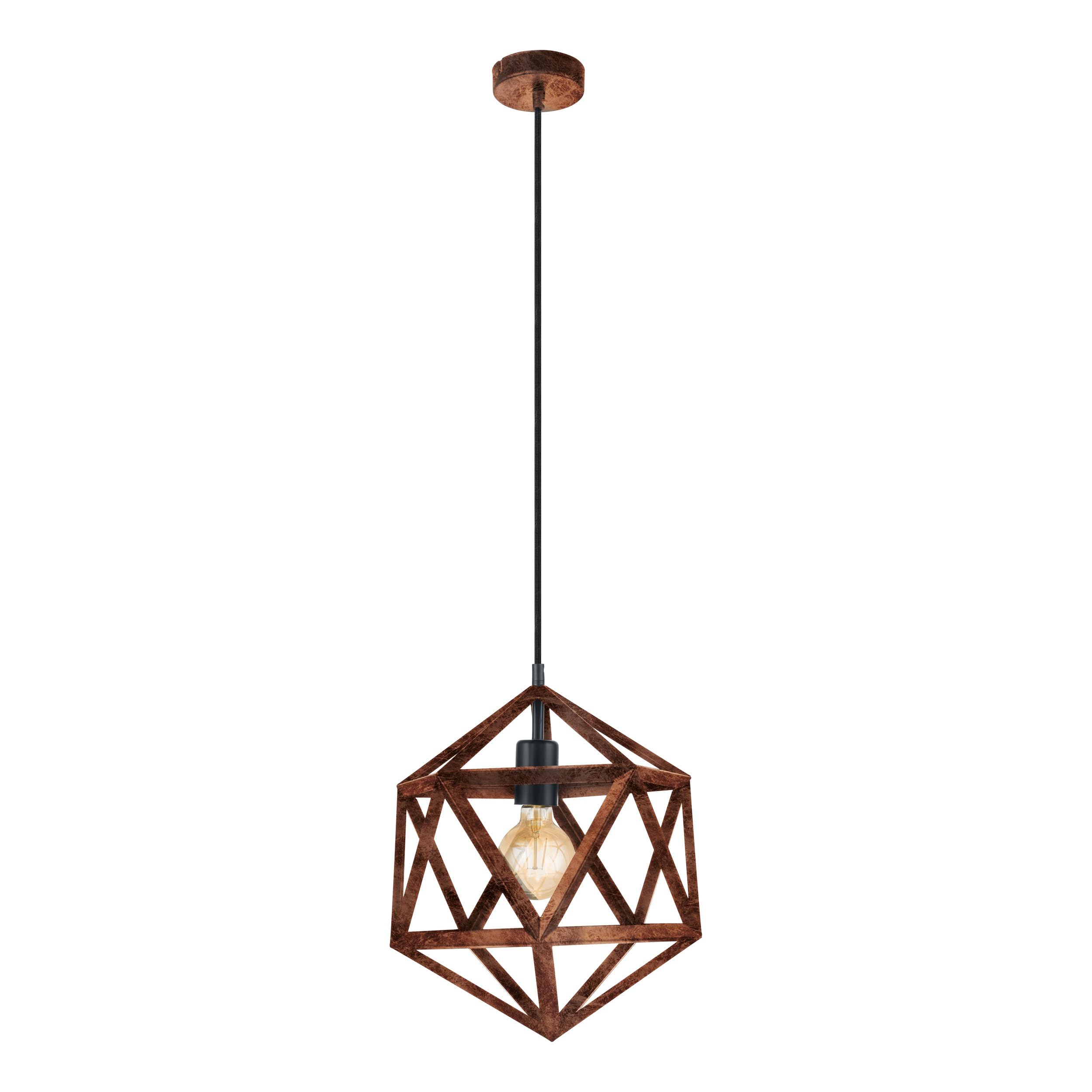 eglo-pendelleuchte-embleton-h-ngelampe-industrial-vintage-kupfer-e27 image 1