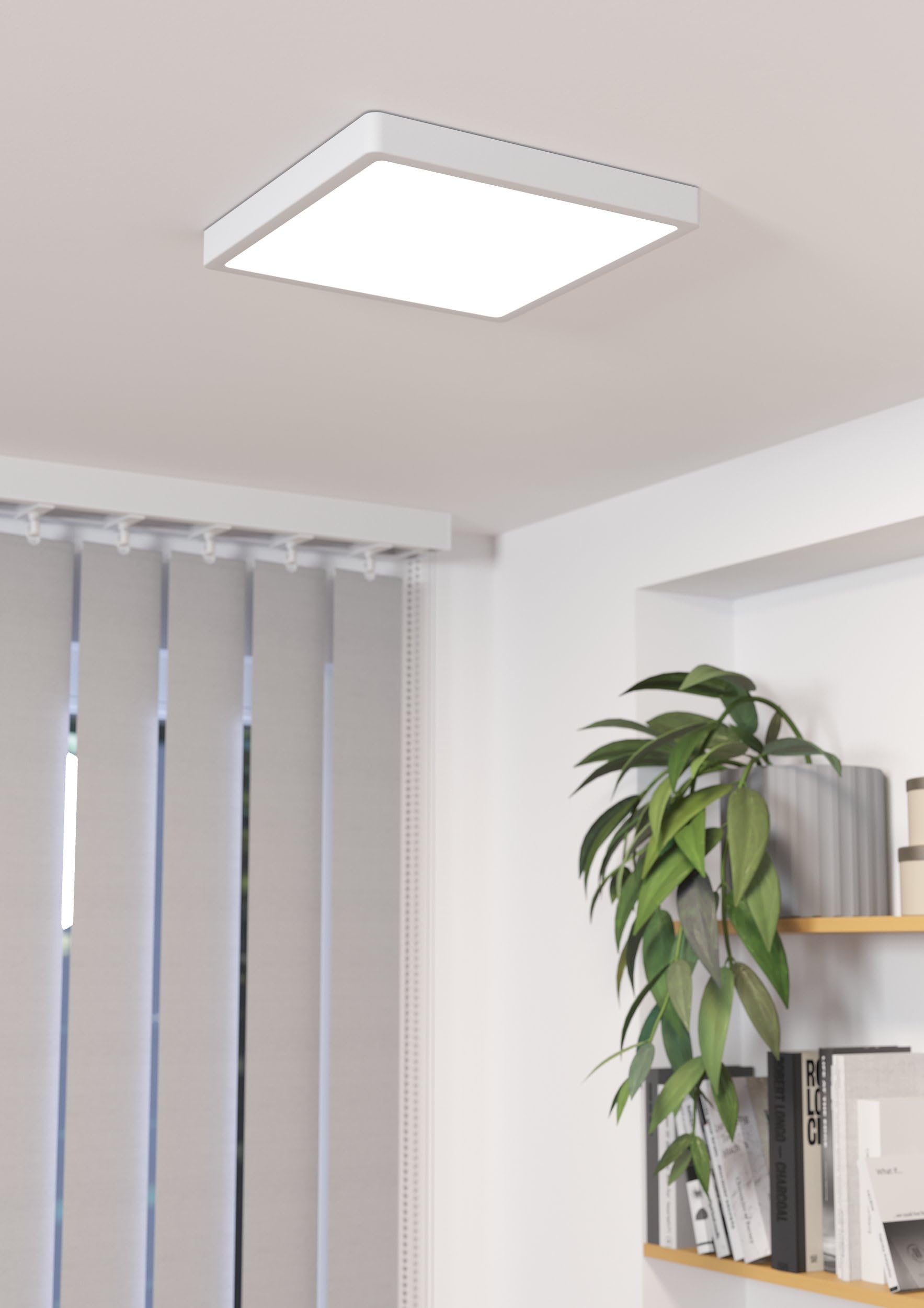 eglo-led-deckenleuchte-fueva-5-quadratisch-28-5-cm-wei-20w-2300lm-warmwei image 3