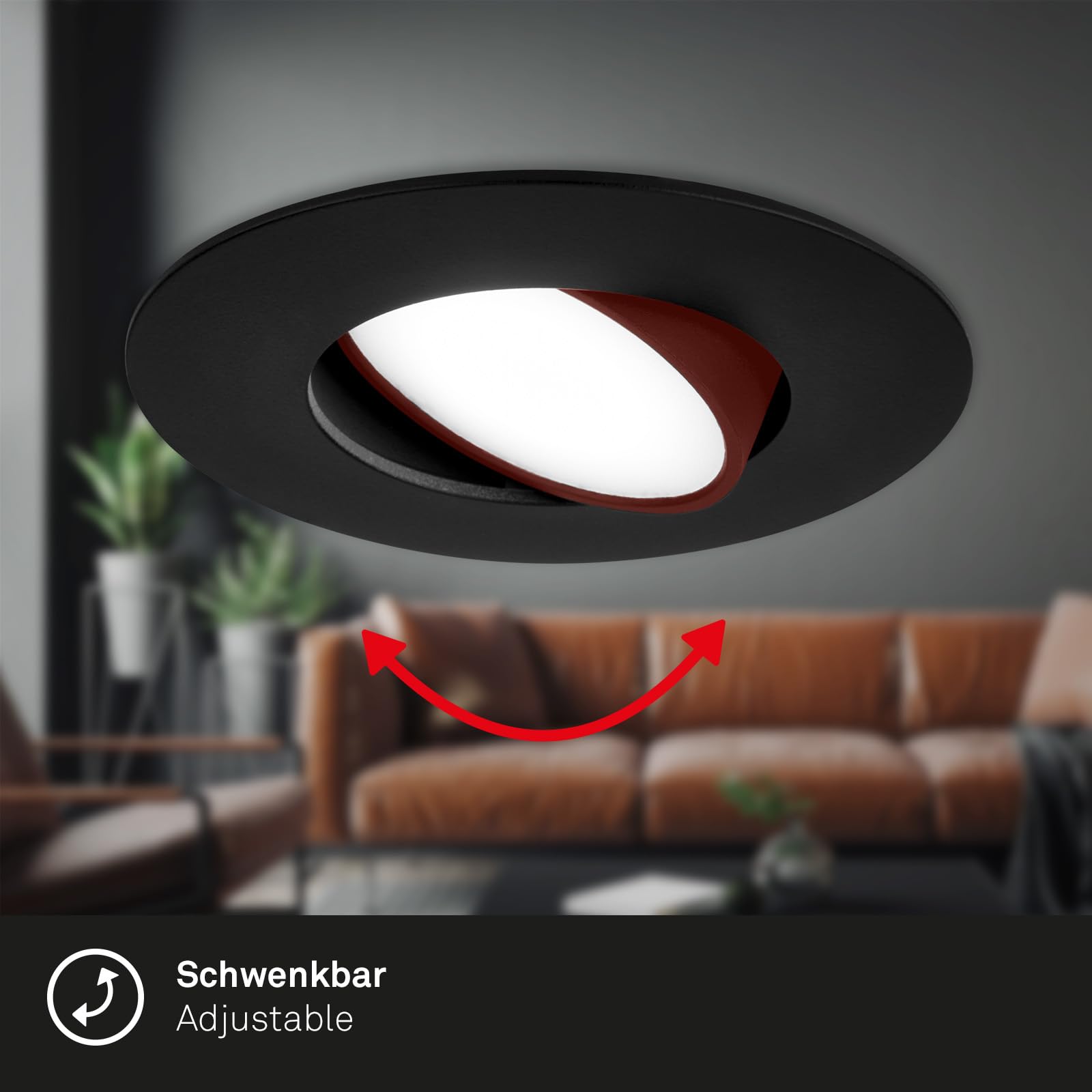 briloner-3er-set-led-einbaustrahler-230v-ip65-dimmbar-schwenkbar-schwarz-90x45-m image 5