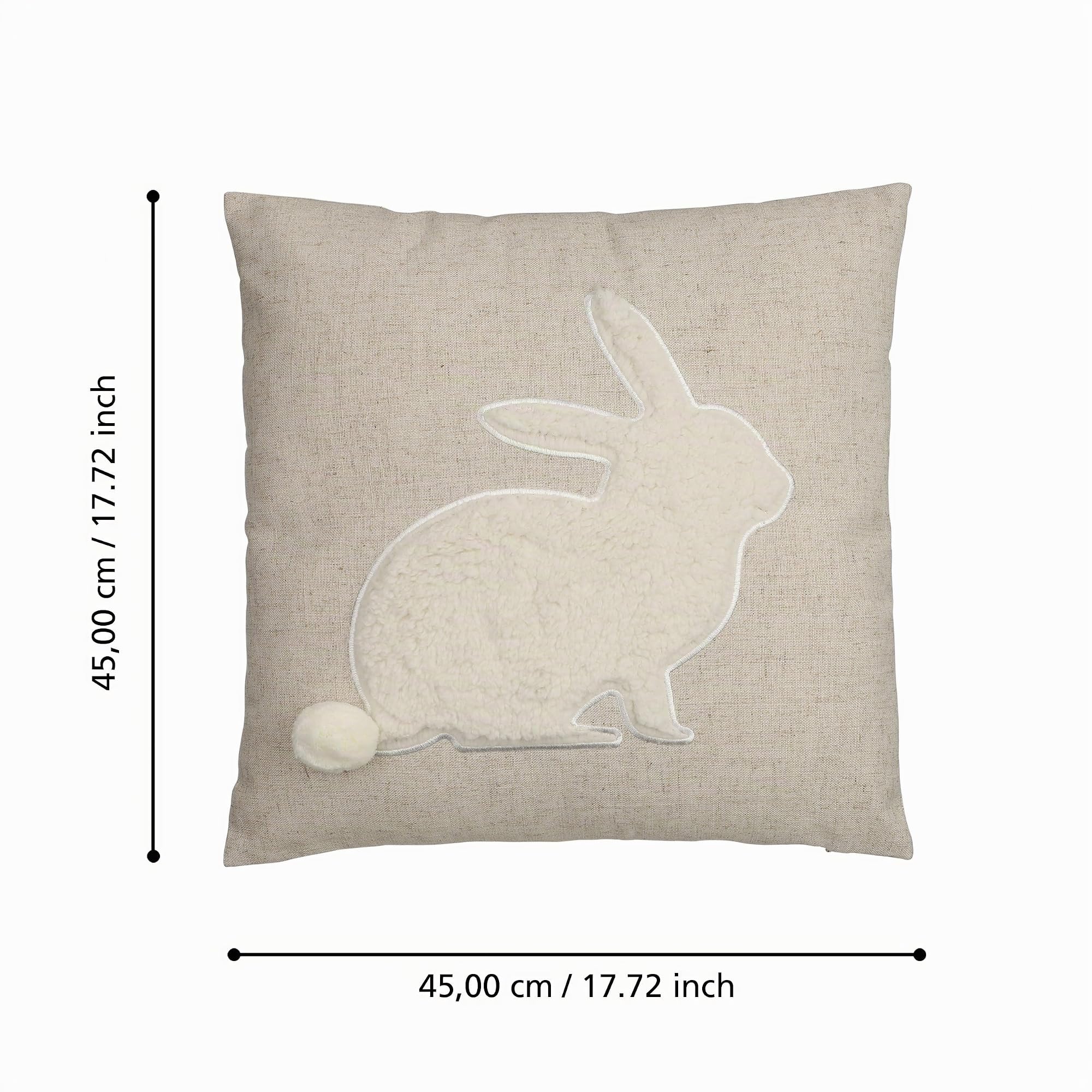 eglo-living-chevery-osterkissen-45x45-cm-deko-kissen-fr-hling-ostern-beige-melie image 4