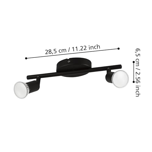 eglo-buzz-led-deckenstrahler-2-flammig-schwarz-l-28-5-cm-gu10 image 7