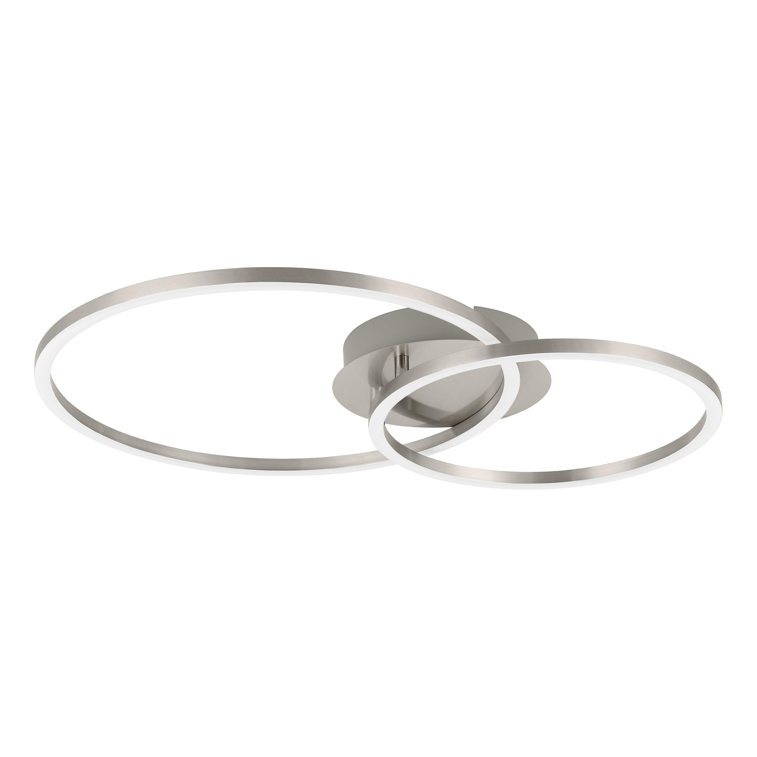 eglo-palmaves-2-led-deckenlampe-ringe-silber-3000k-2900lm image 1