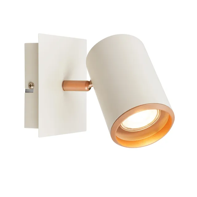 briloner-schwenkbare-wandleuchte-gu10-12x14-cm-hellgrau-coffee image 1