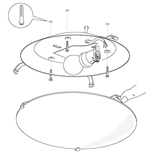 eglo-mars-deckenleuchte-wandleuchte-1-flammig-e27-wei-25-cm image 8