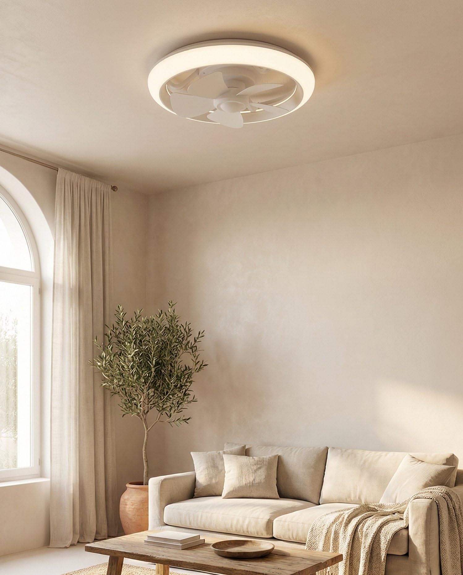 eglo-fernandina-led-deckenventilator-mit-beleuchtung-wei-39-8-cm-dimmbar image 4