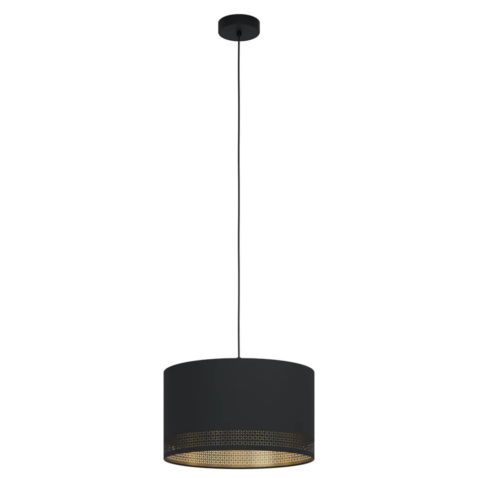 eglo-esteperra-1-flammige-pendelleuchte-e27-38-cm-schwarz-gold-vintage image 1