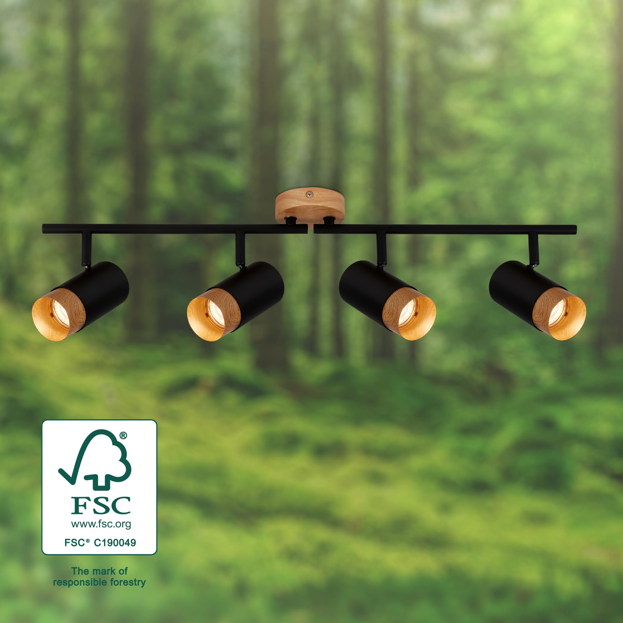 briloner-deckenleuchte-4-flammig-schwenkbar-gu10-holz-schwarz-760x90x150-mm image 6