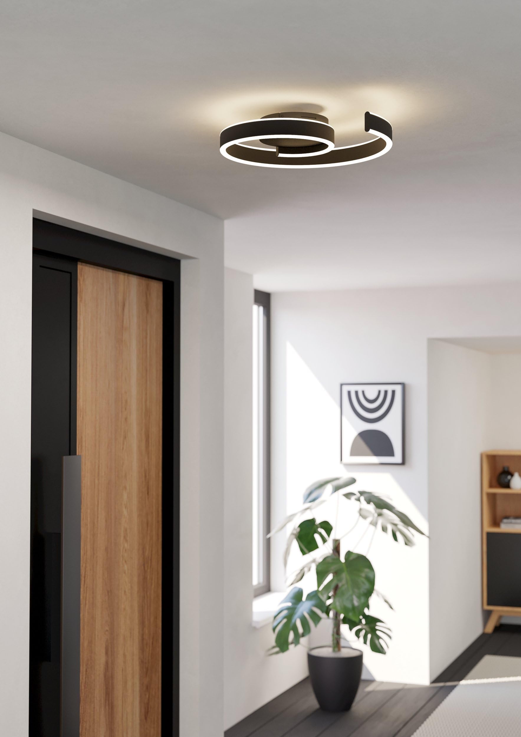 eglo-connect-z-andabaia-z-smart-led-deckenleuchte-zigbee-matter-dimmbar-schwarz image 4