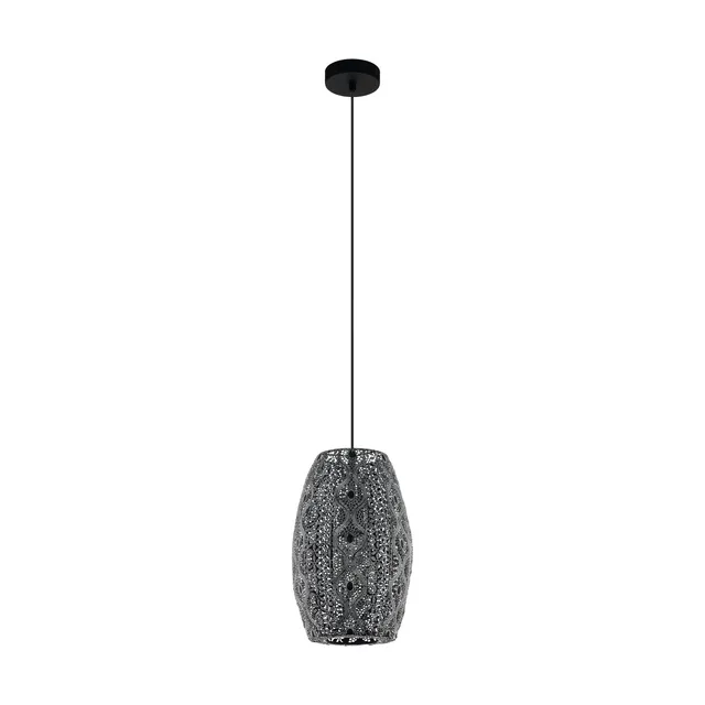 eglo-riyadh-1-flammige-pendelleuchte-h-ngelampe-vintage-orientalisch-schwarz-ant image 1