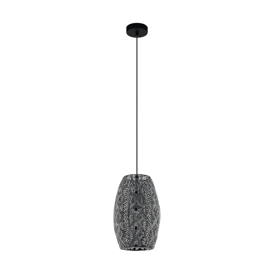 eglo-riyadh-1-flammige-pendelleuchte-h-ngelampe-vintage-orientalisch-schwarz-ant image 1