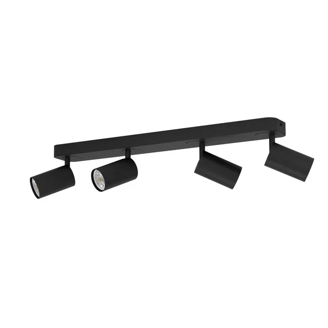 eglo-connect-z-telimbela-z-smart-led-decken-spot-4-flammig-schwarz-rgb-zigbee image 1