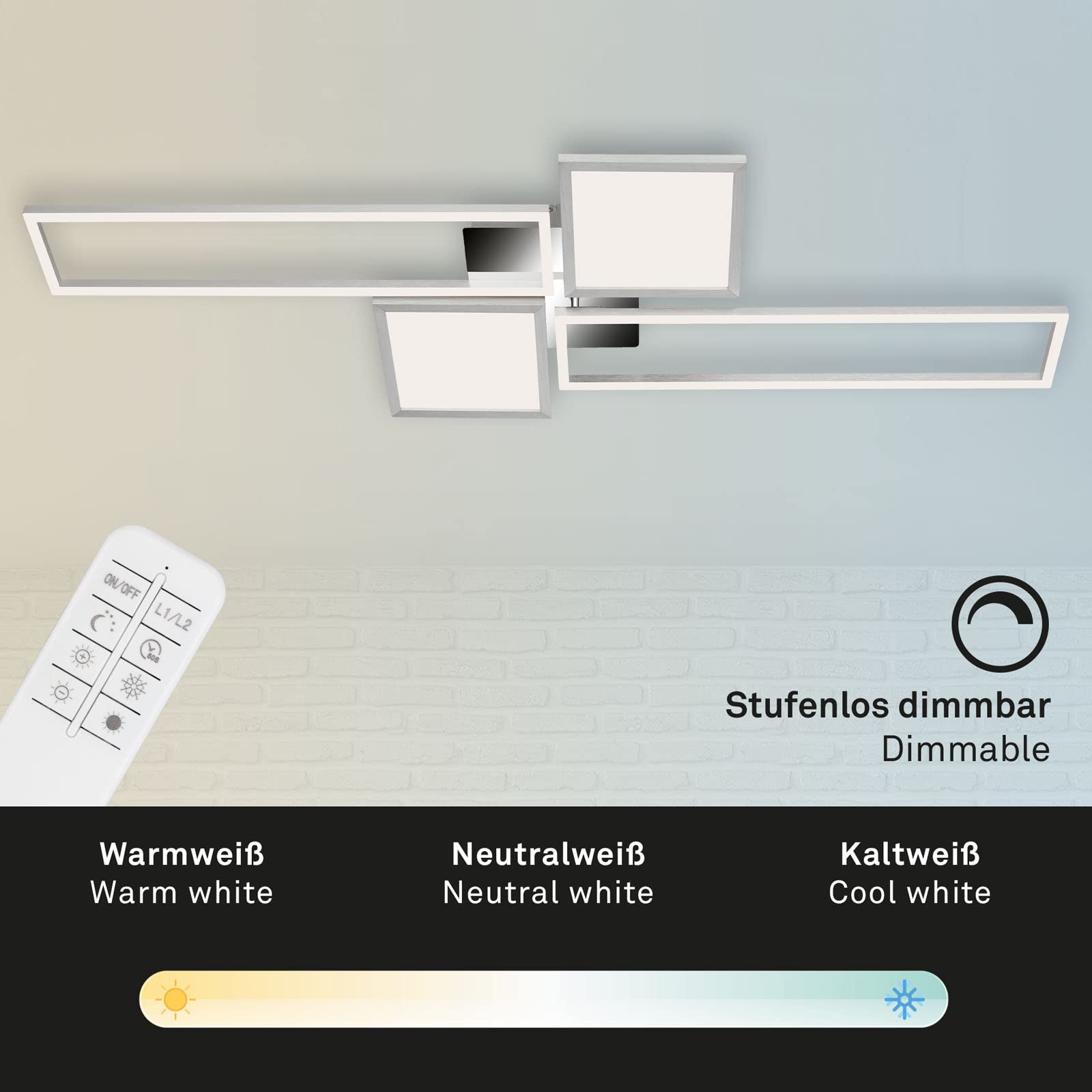 briloner-frame-led-deckenleuchte-schwenkbar-eckig-aluminium-mit-fernbedienung image 3