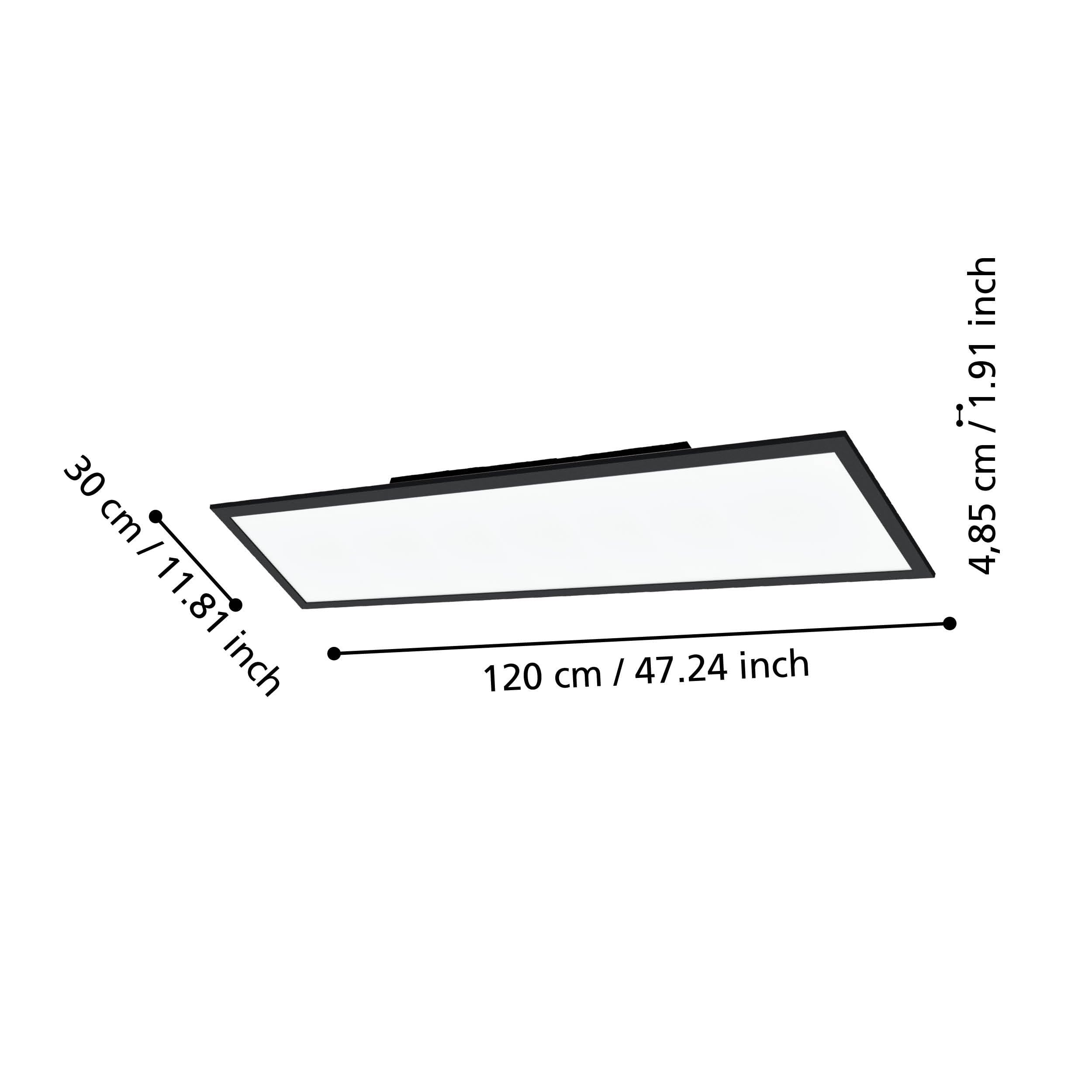 eglo-connect-z-salobrena-z-smart-led-panel-120-x-30-cm-zigbee-dimmbar-schwarz image 8
