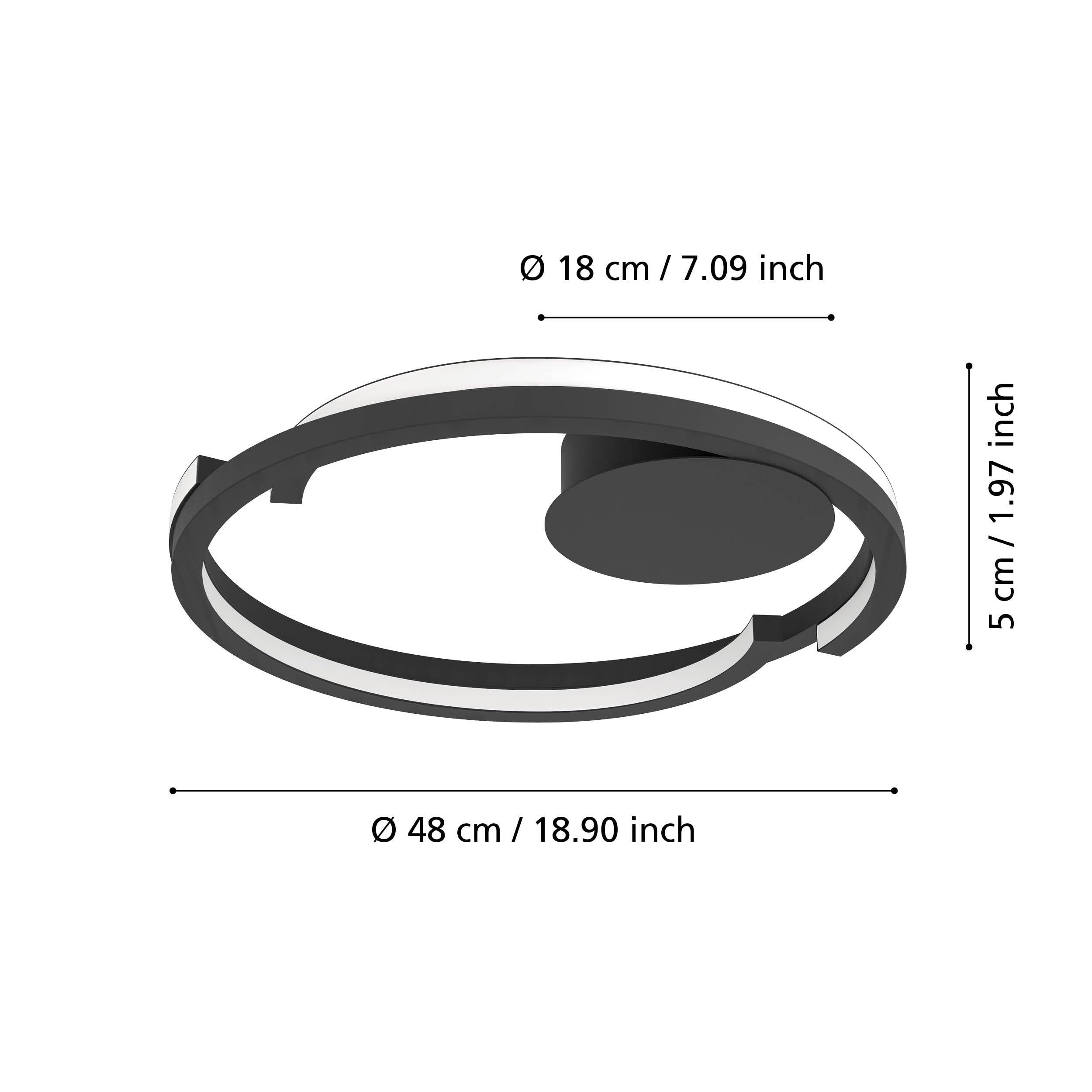 eglo-mezzomonte-led-deckenleuchte-ring-48-cm-schwarz-cct-dimmbar image 7