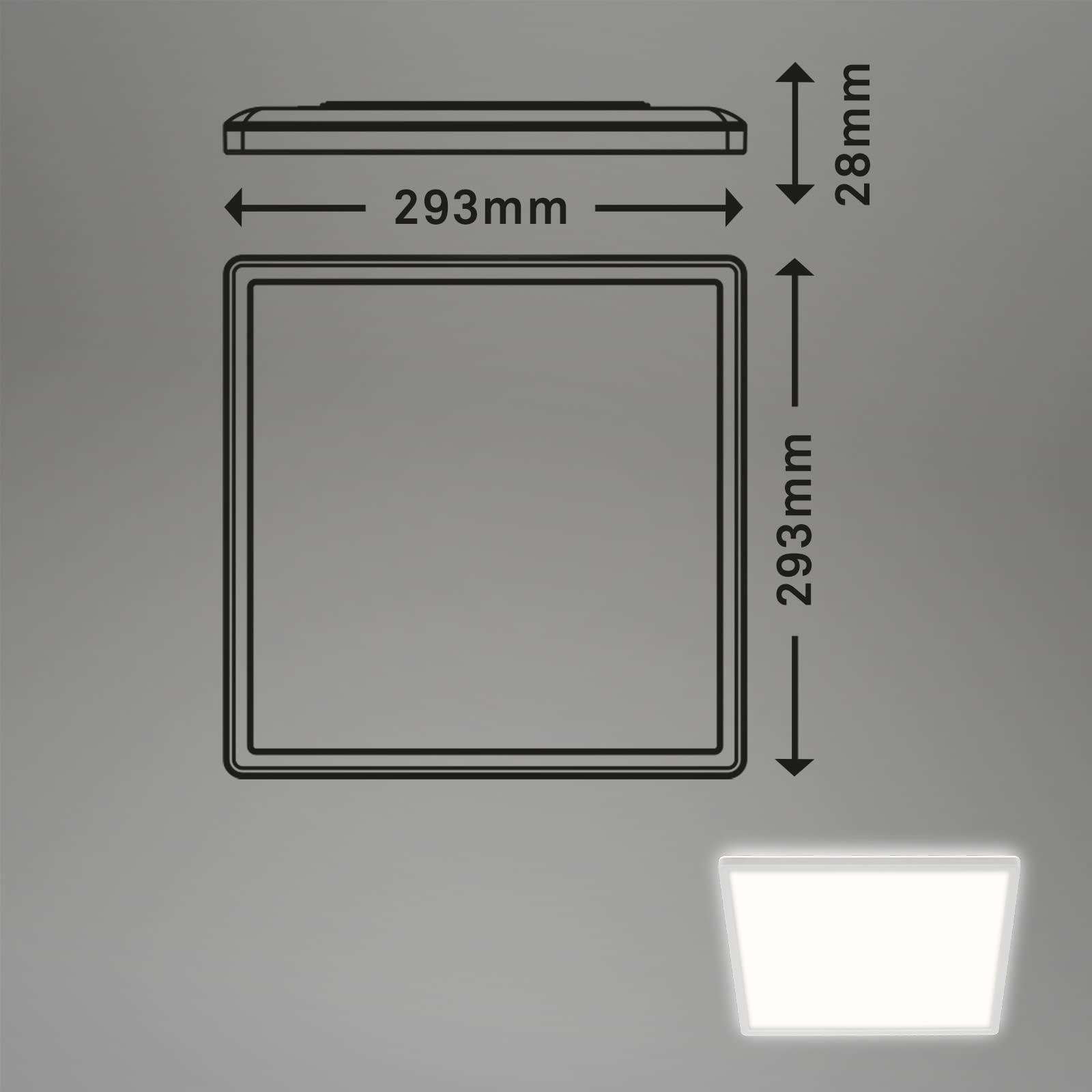 briloner-led-deckenlampe-panel-29-3cm-wei-3cm-flach-indirekt-neutralwei-18w image 6