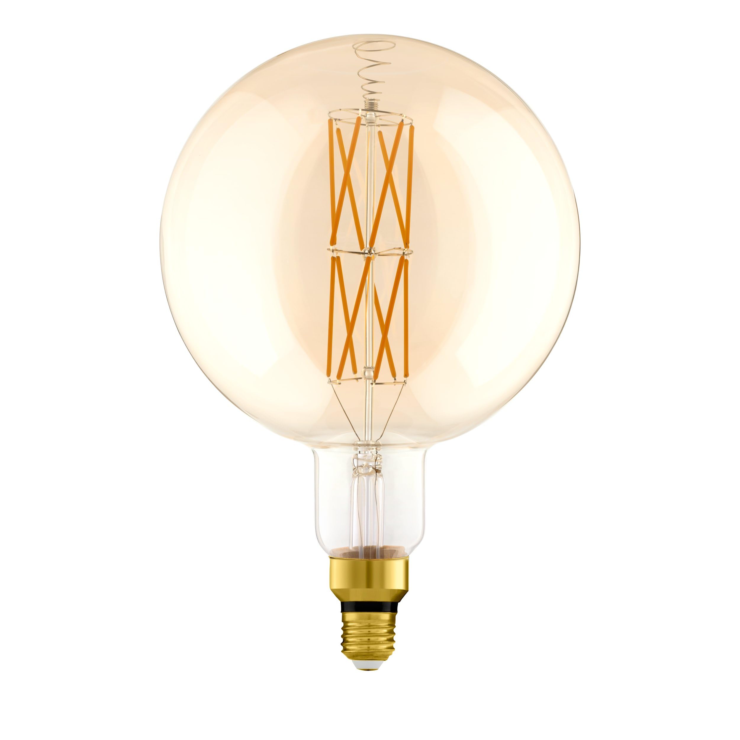eglo-e27-led-vintage-gl-hbirne-g200-big-size-amber-dimmbar-8w-806lm-2100k-20-cm image 1