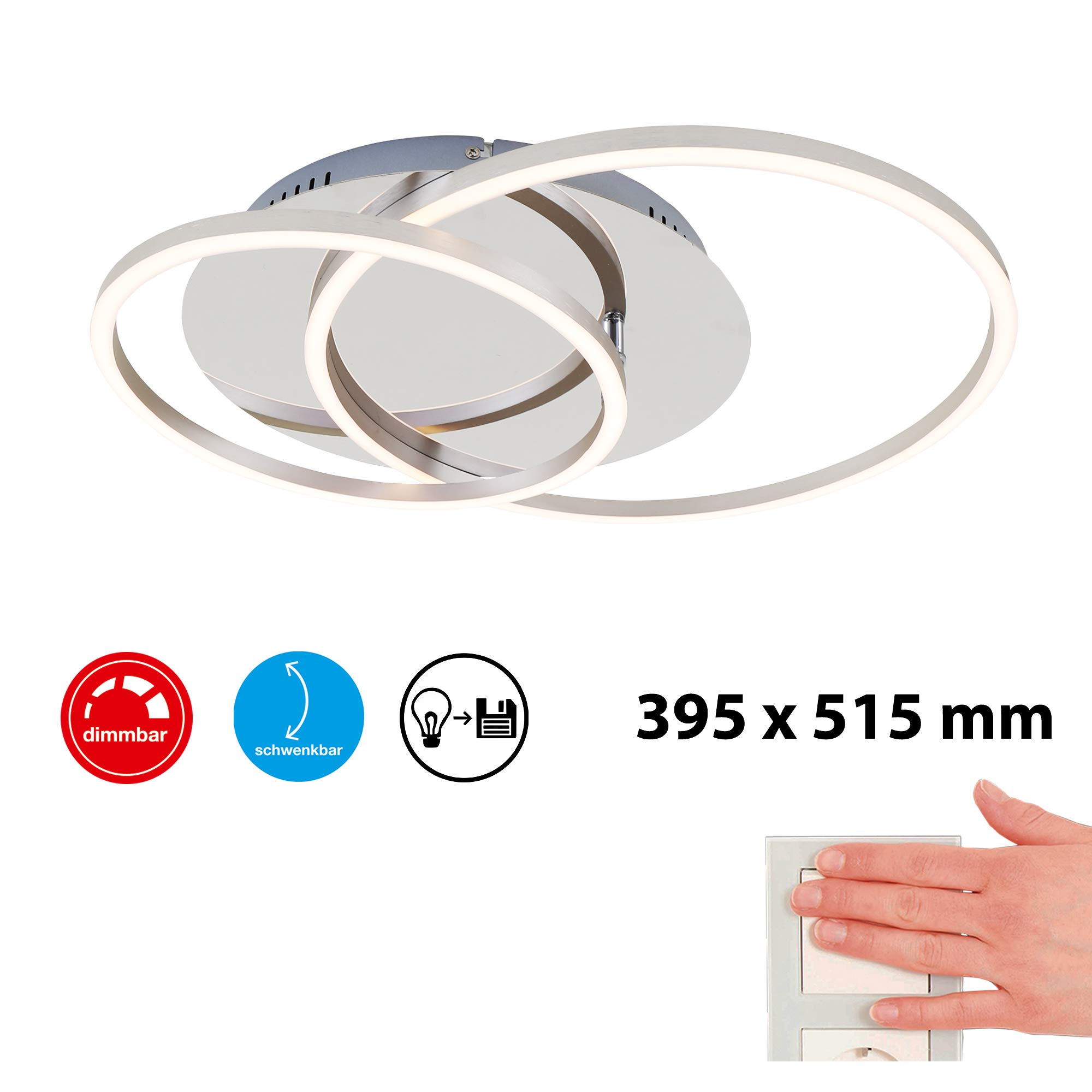 briloner-led-deckenleuchte-drehbar-dimmbar-mit-memory-3200-lm-chrom-alu-30-cm image 3