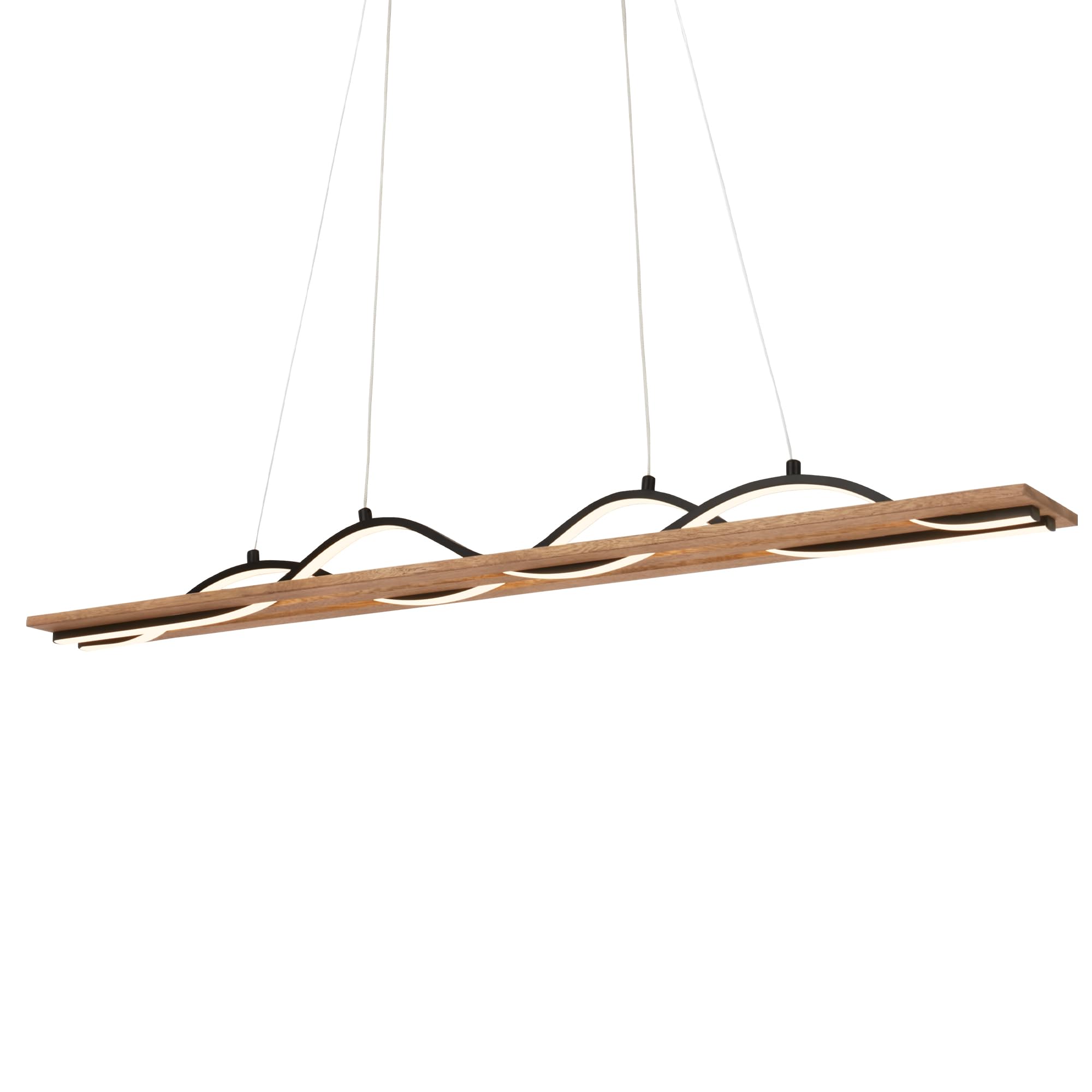 briloner-led-deckenlampe-vintage-wellenform-55cm-22w-1920lm-3000k-schwarz-holz image 8
