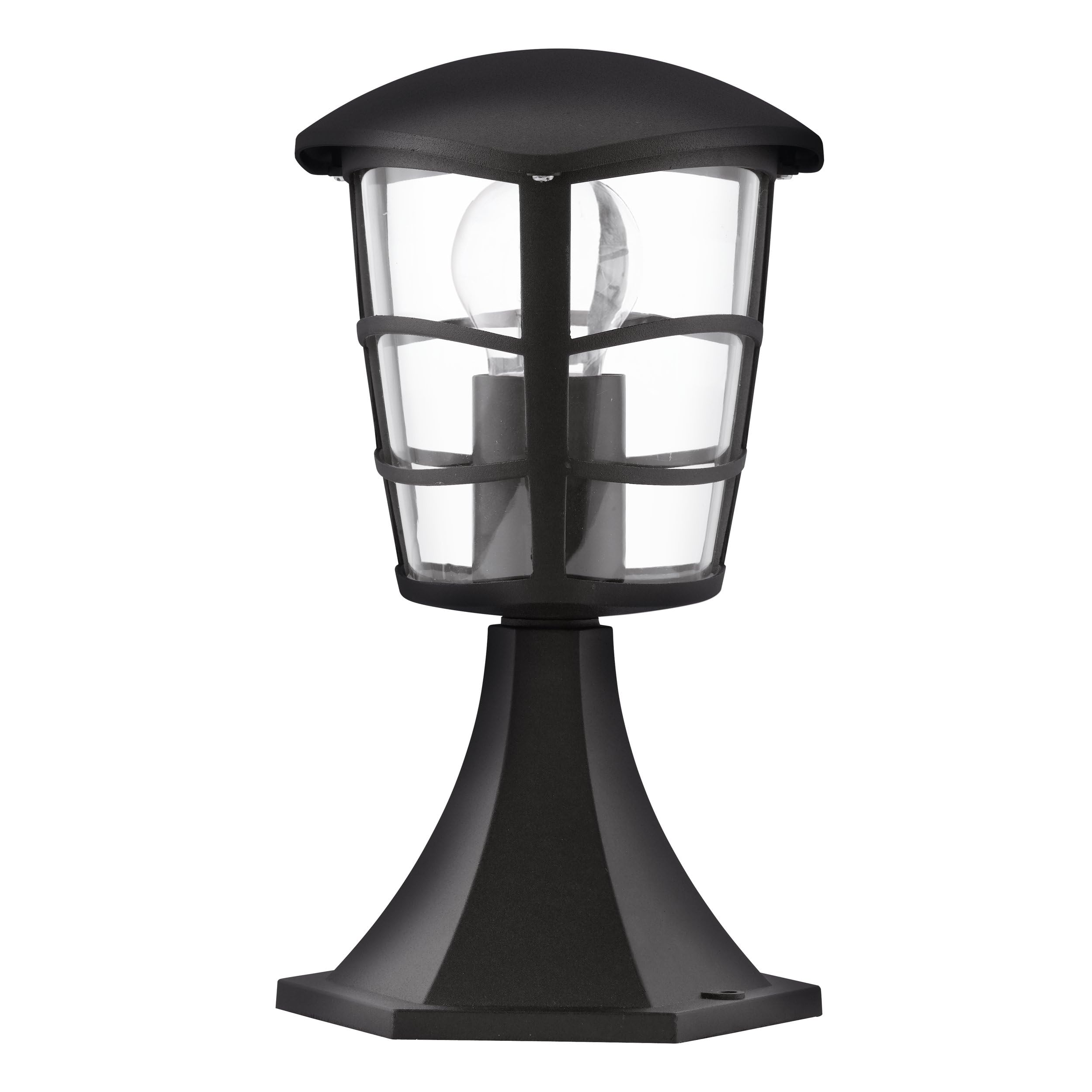 eglo-aloria-au-en-sockelleuchte-30-cm-schwarz-aluguss-e27-ip44 image 1