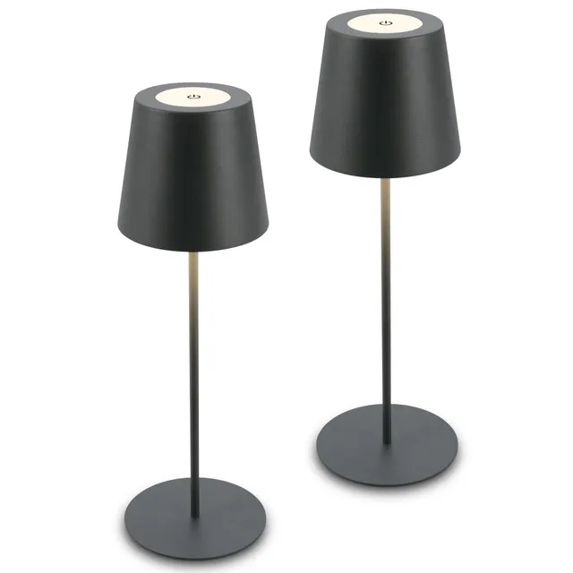 briloner-led-tischlampe-akku-2er-set-touch-dimmbar-36-cm-anthrazit image 1