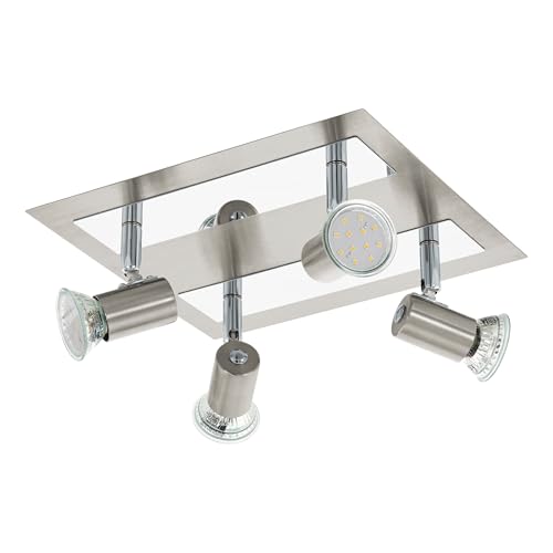 eglo-rottelo-deckenleuchte-4-flammig-gu10-schwenkbar-26x24-cm-nickel-matt-chrom image 7