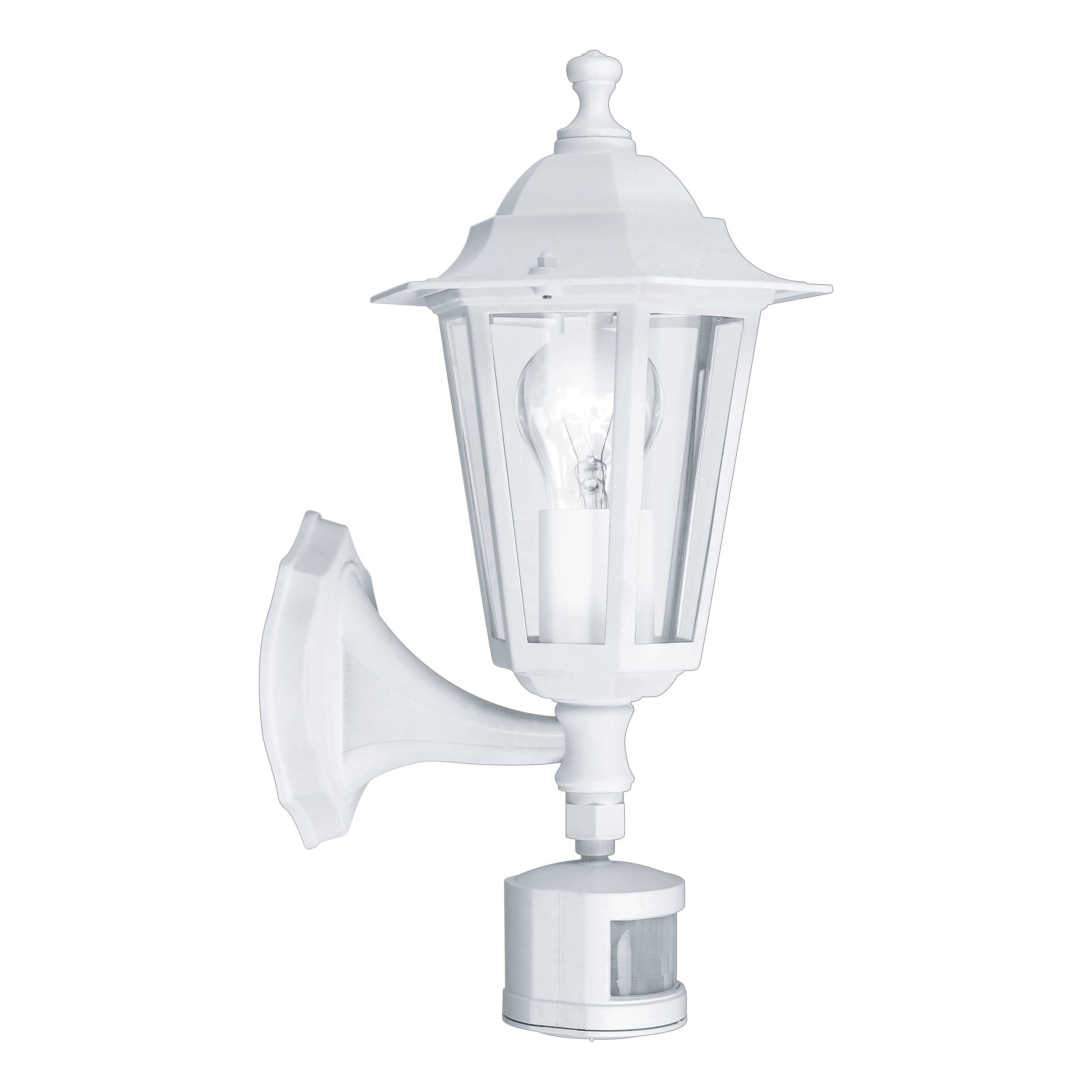 eglo-laterna-5-au-en-wandleuchte-mit-bewegungsmelder-ip44-e27-wei-aluminium-late image 1