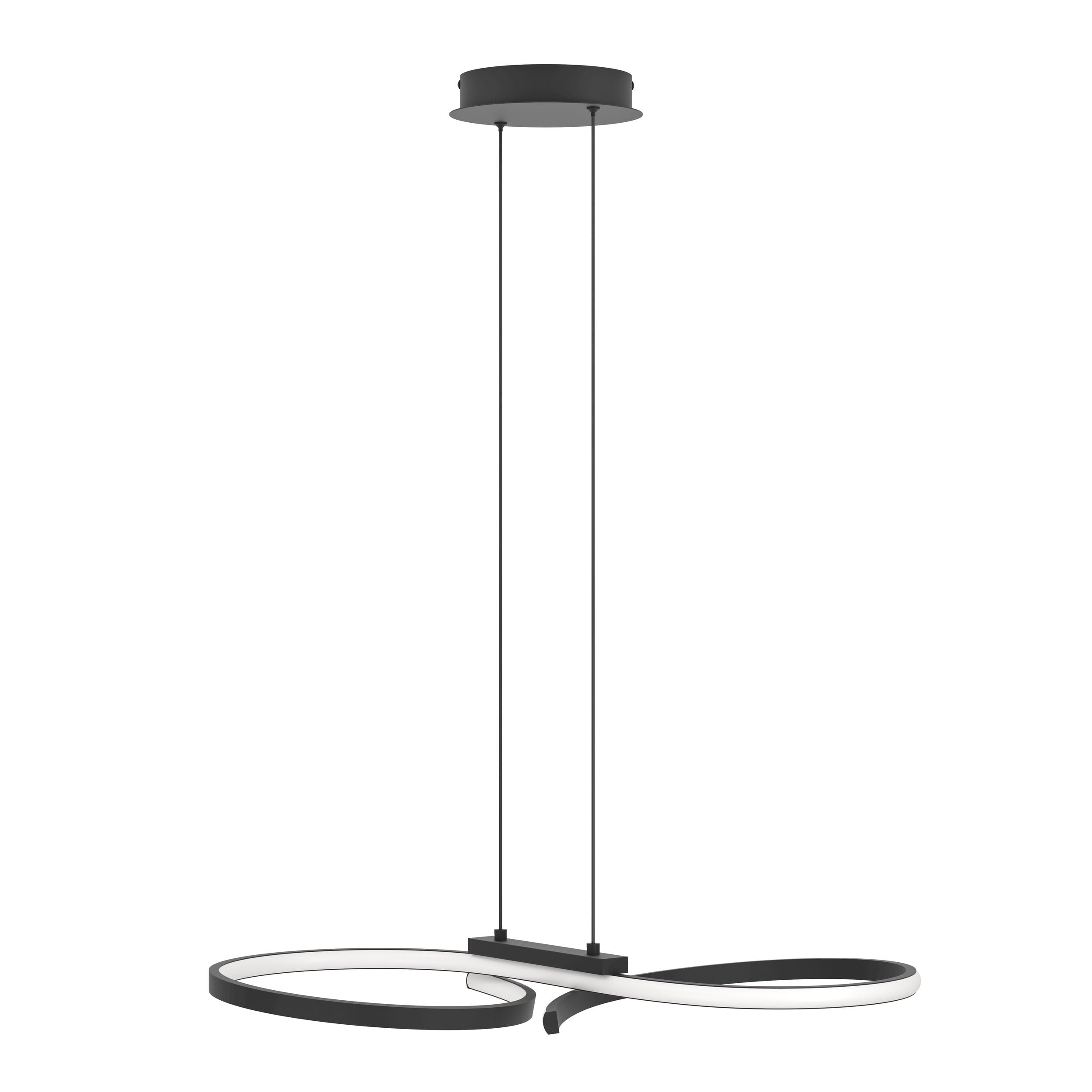 eglo-serpins-led-h-ngelampe-geschwungen-66-x-30-cm-schwarz-wei-warmwei image 2