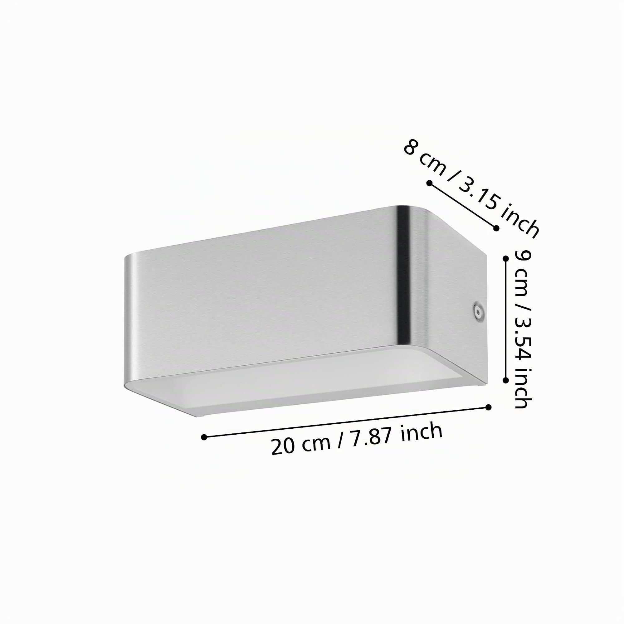 eglo-sania-4-led-wandlampe-aluminium-nickel-matt-wei-10w-1100lm-warmwei-l-20-cm image 5