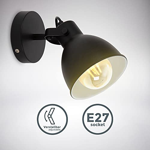 briloner-b-k-licht-wandleuchte-schwarz-vintage-e27-schwenkbar-17-2x17x13-cm image 8