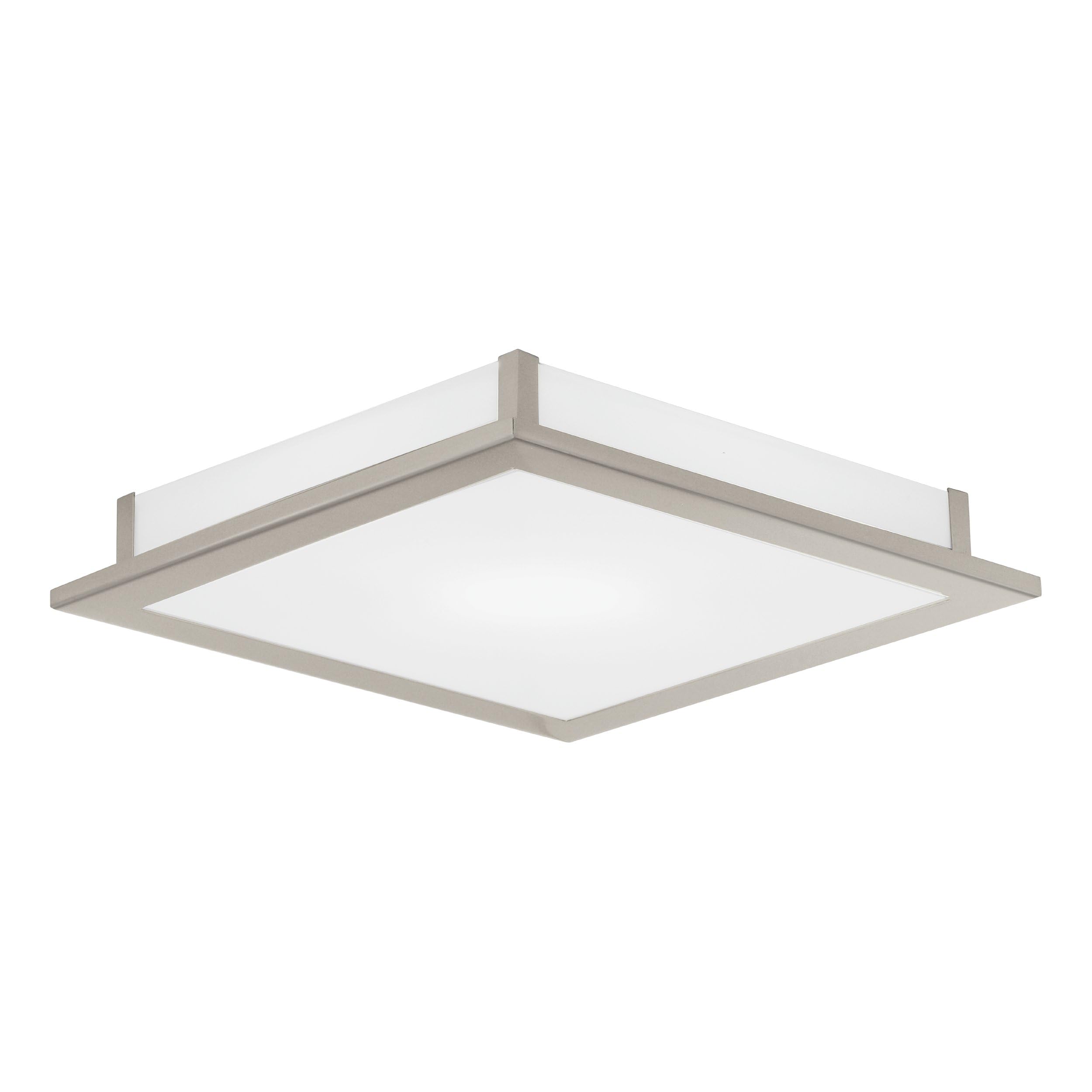 eglo-auriga-deckenleuchte-38-5-x-38-5-cm-stahl-nickel-matt-glas-satiniert-wei-4x image 1