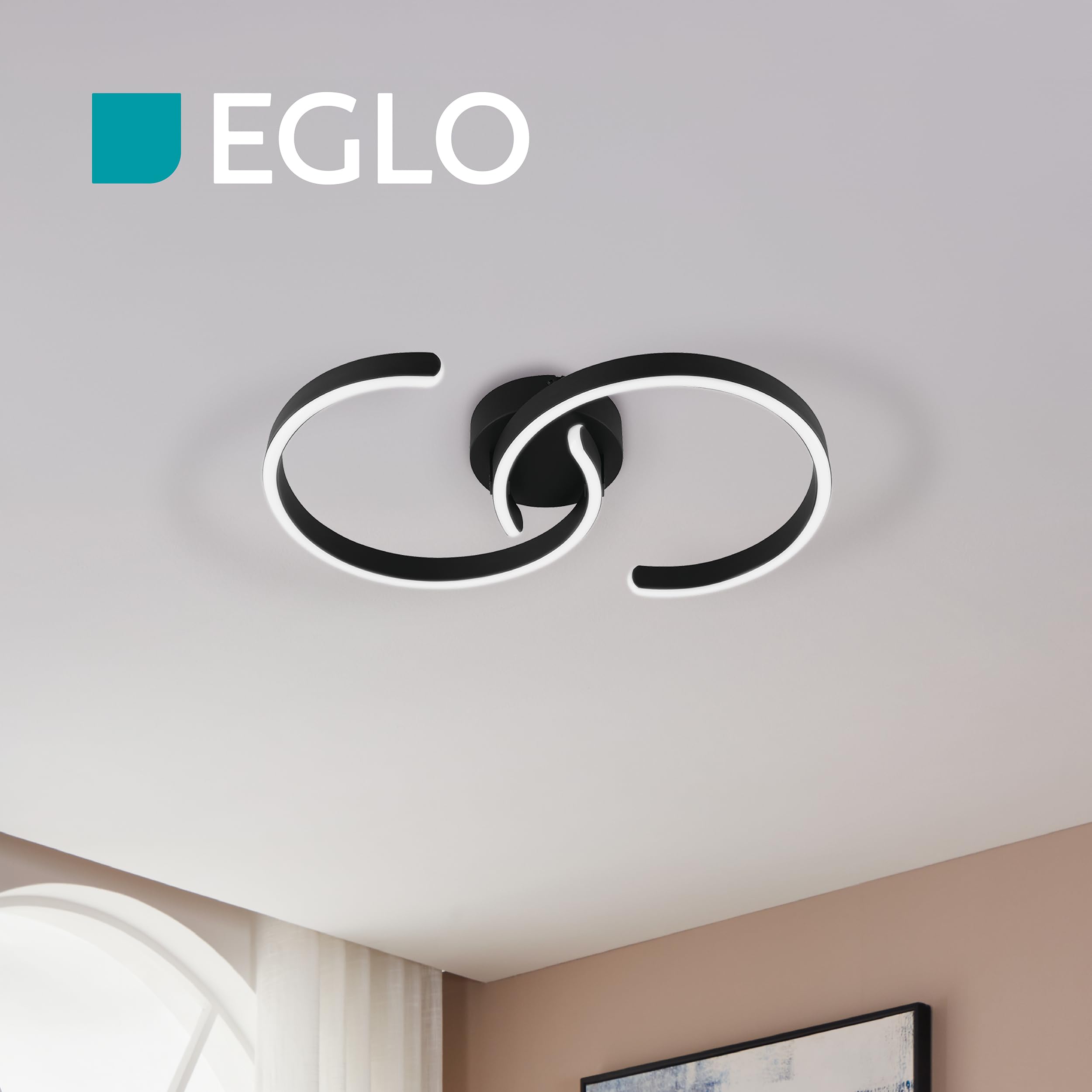 eglo-rolimare-led-deckenleuchte-geschwungen-schwarz-50cm-4000k image 3