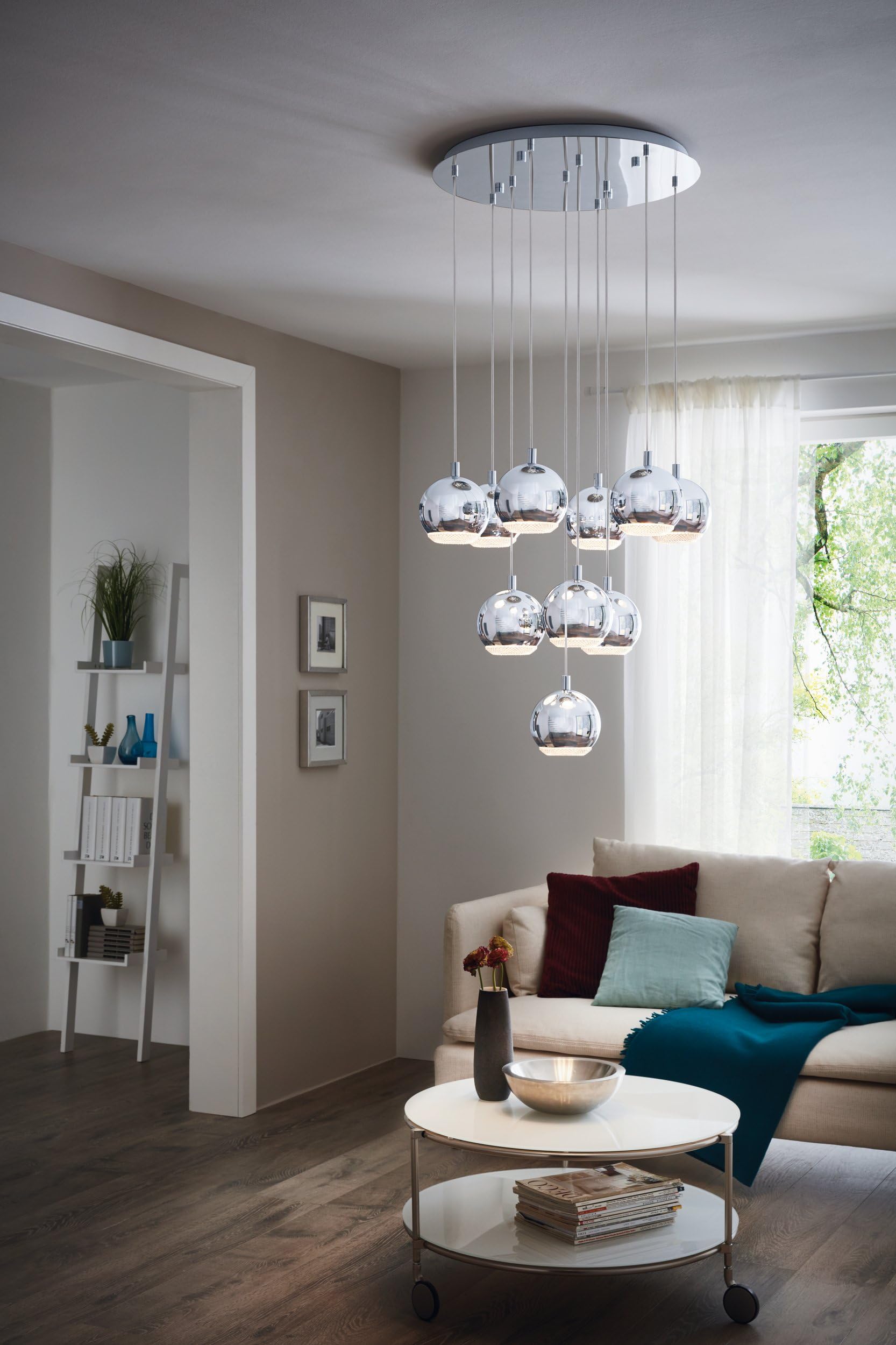 eglo-conessa-pendelleuchte-10-flammig-gu10-58-cm-chrom-klar image 3