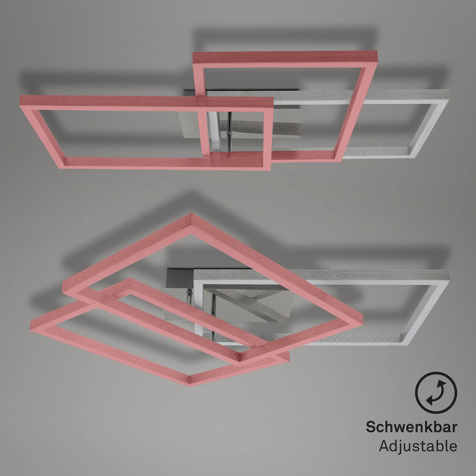 briloner-led-frame-deckenleuchte-dimmbare-rahmenleuchte-mit-glitzereffekt-alu-ch image 4