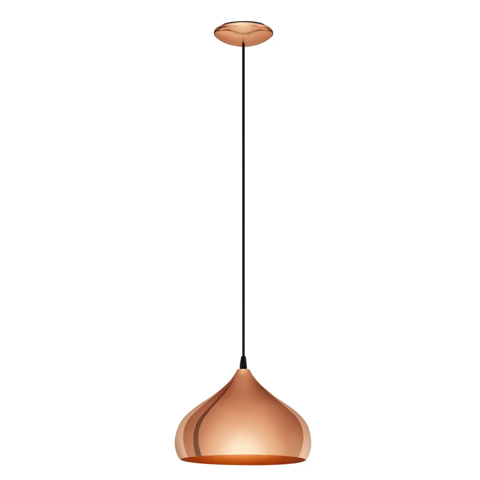 eglo-hapton-pendelleuchte-industrial-kupfer-e27-29-cm image 1